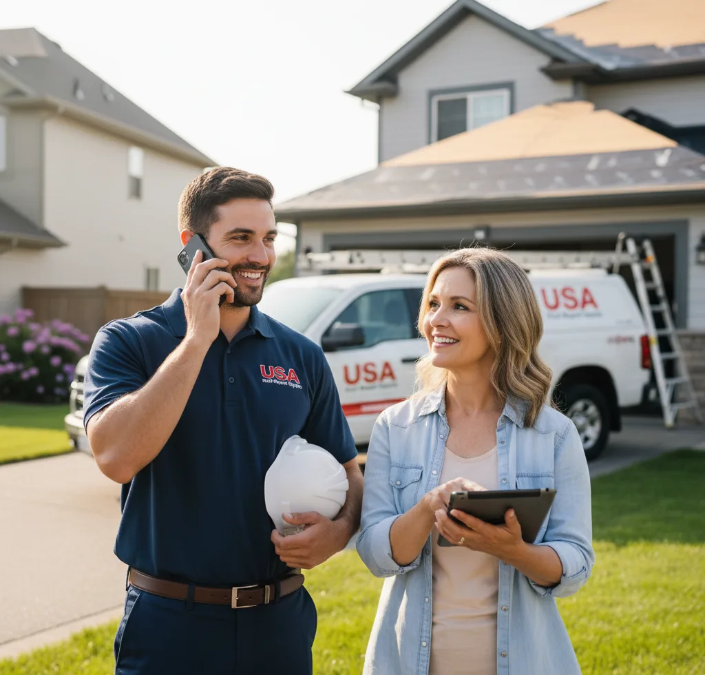 USA Roof Repair Experts customer support in Schiller Park
